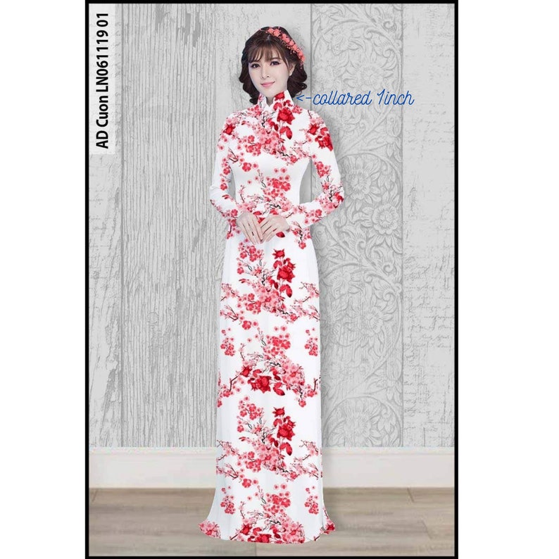vietnamese silk robe
