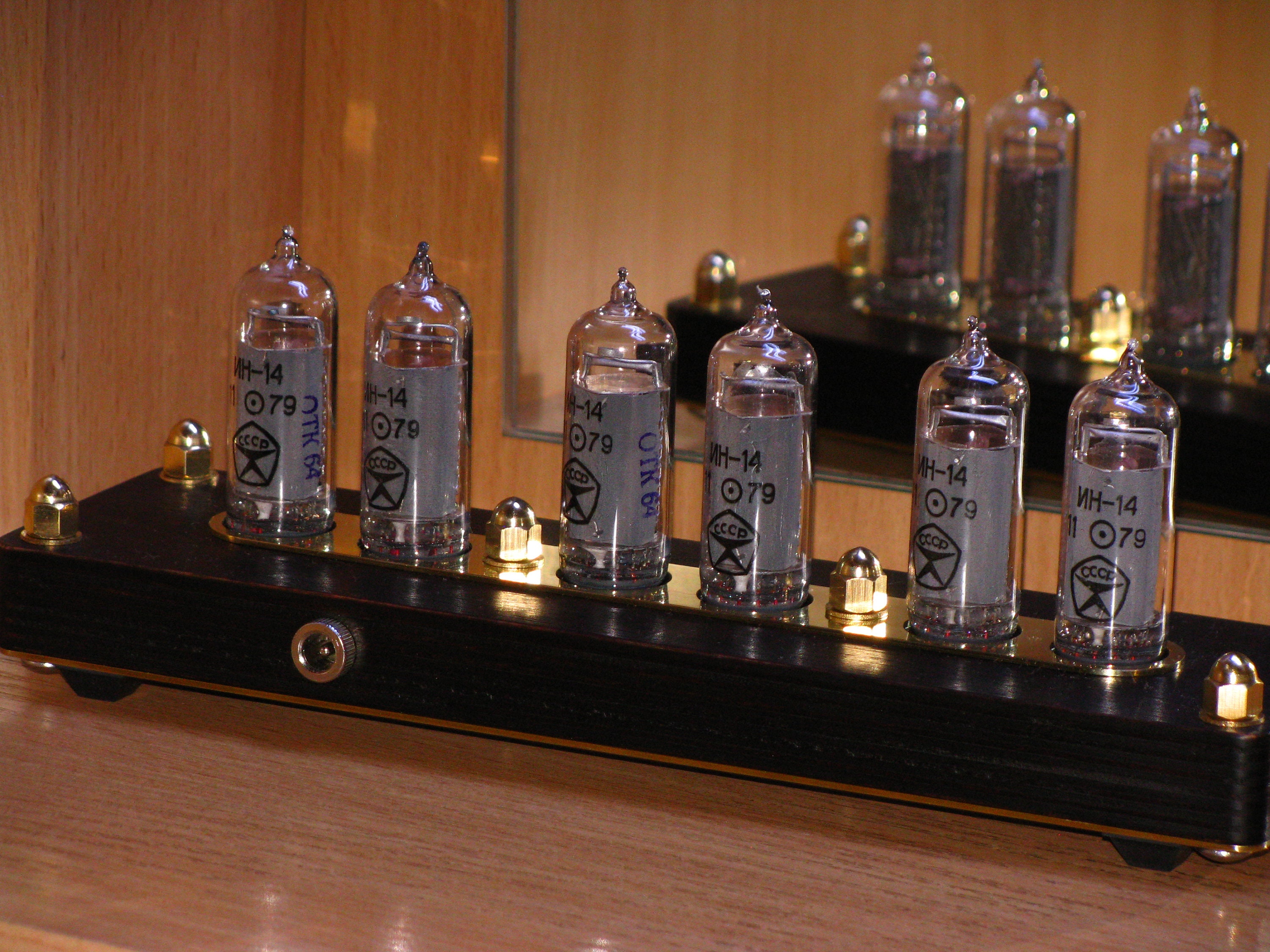 Nixie tube clock IN14/Nixie clock. Etsy