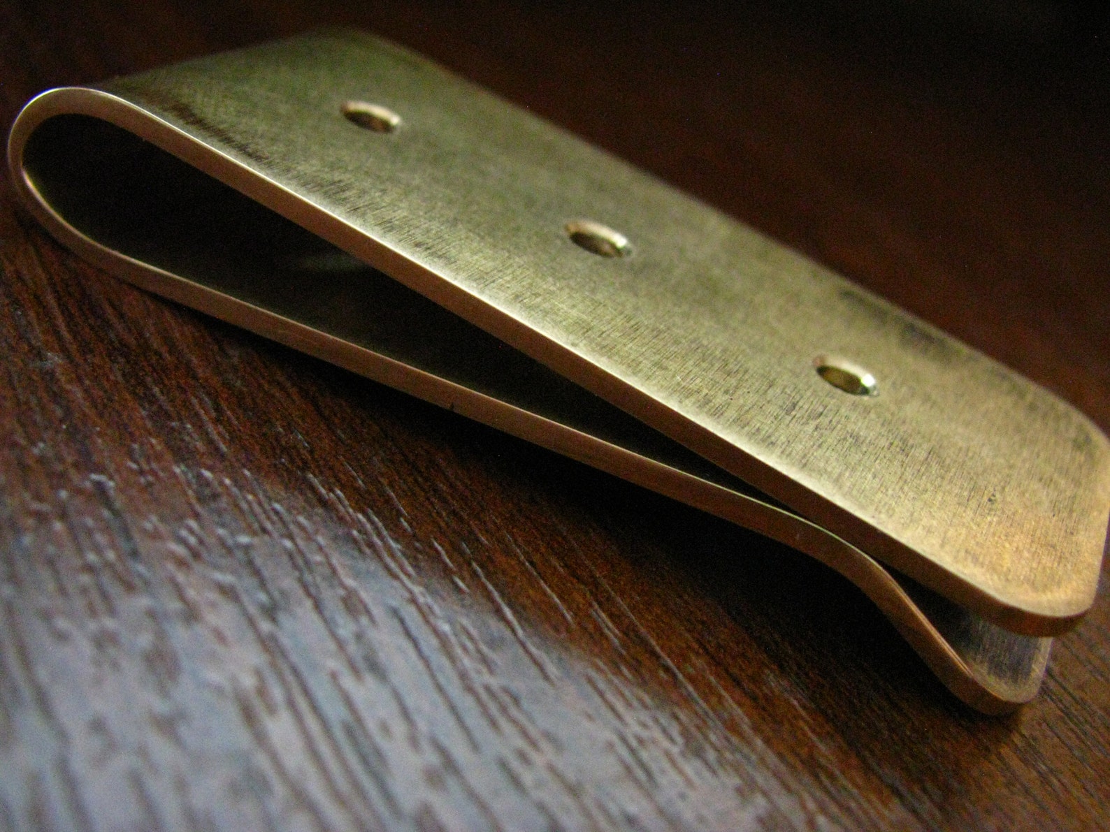 Brass money clip/Money clip/Vintage money clip/Bill fold/Brass Etsy