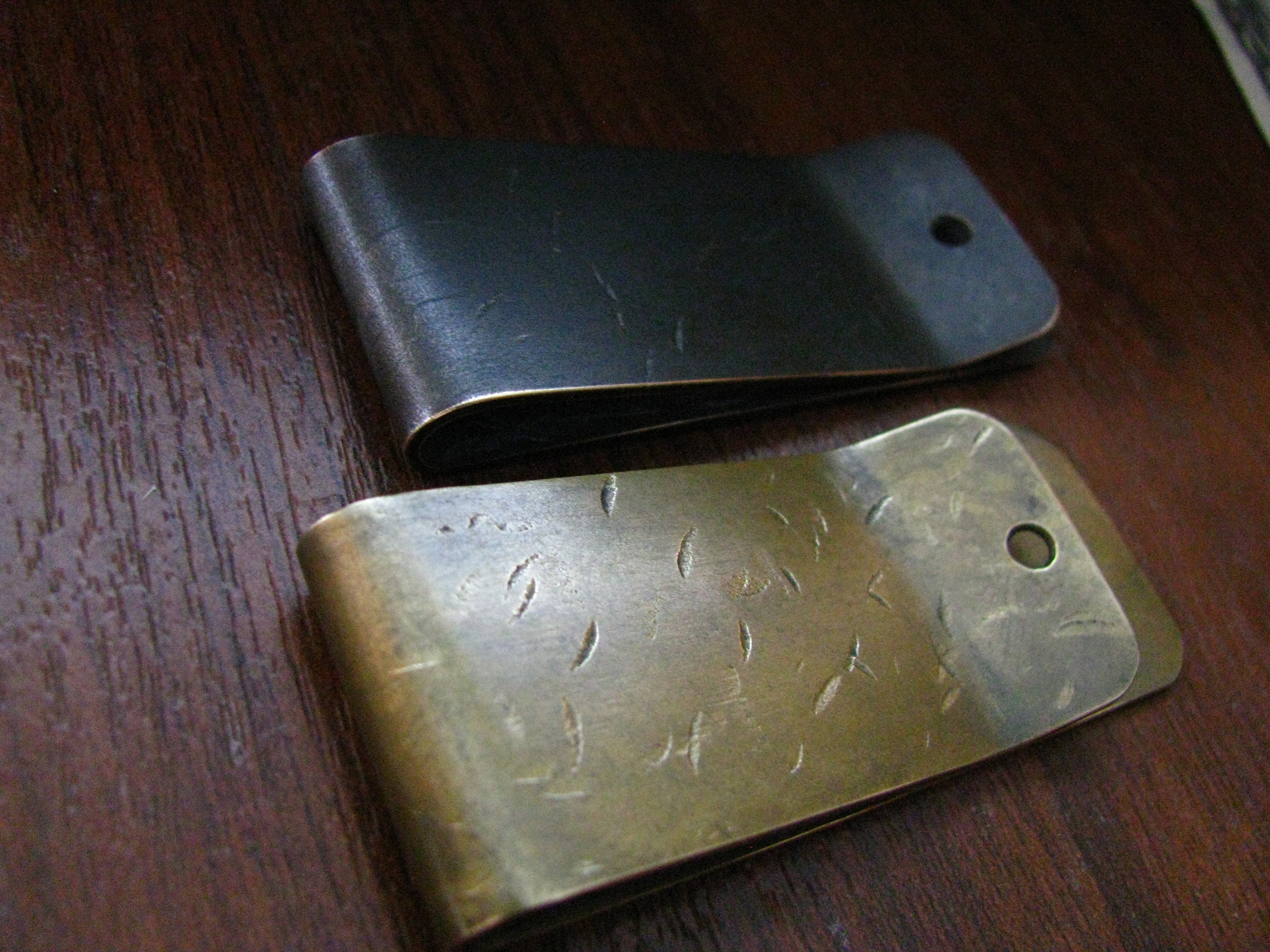 Set of 2 brass money clips/Brass money clip/Money clip/Brass Etsy