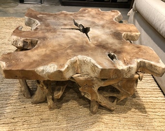 Root Coffee Table Etsy