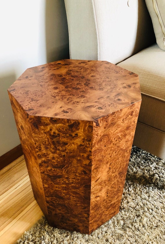 Burl cheap side table