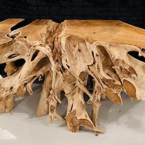 Teak Root Console Table Teak Driftwood Sofa Table Teak Furniture