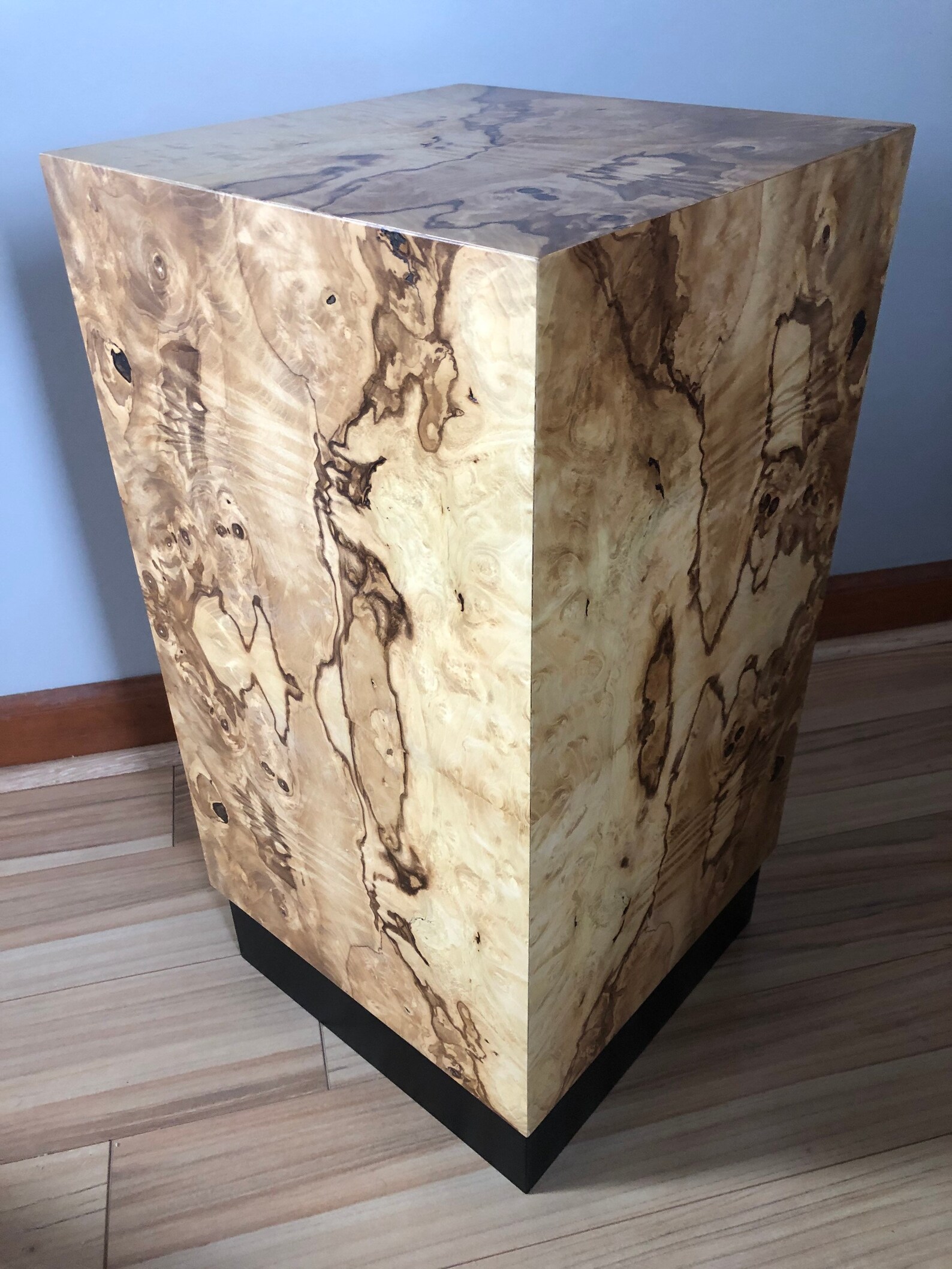 Mid Century Retro Style Cube End Table MCM Cube Side Table Etsy