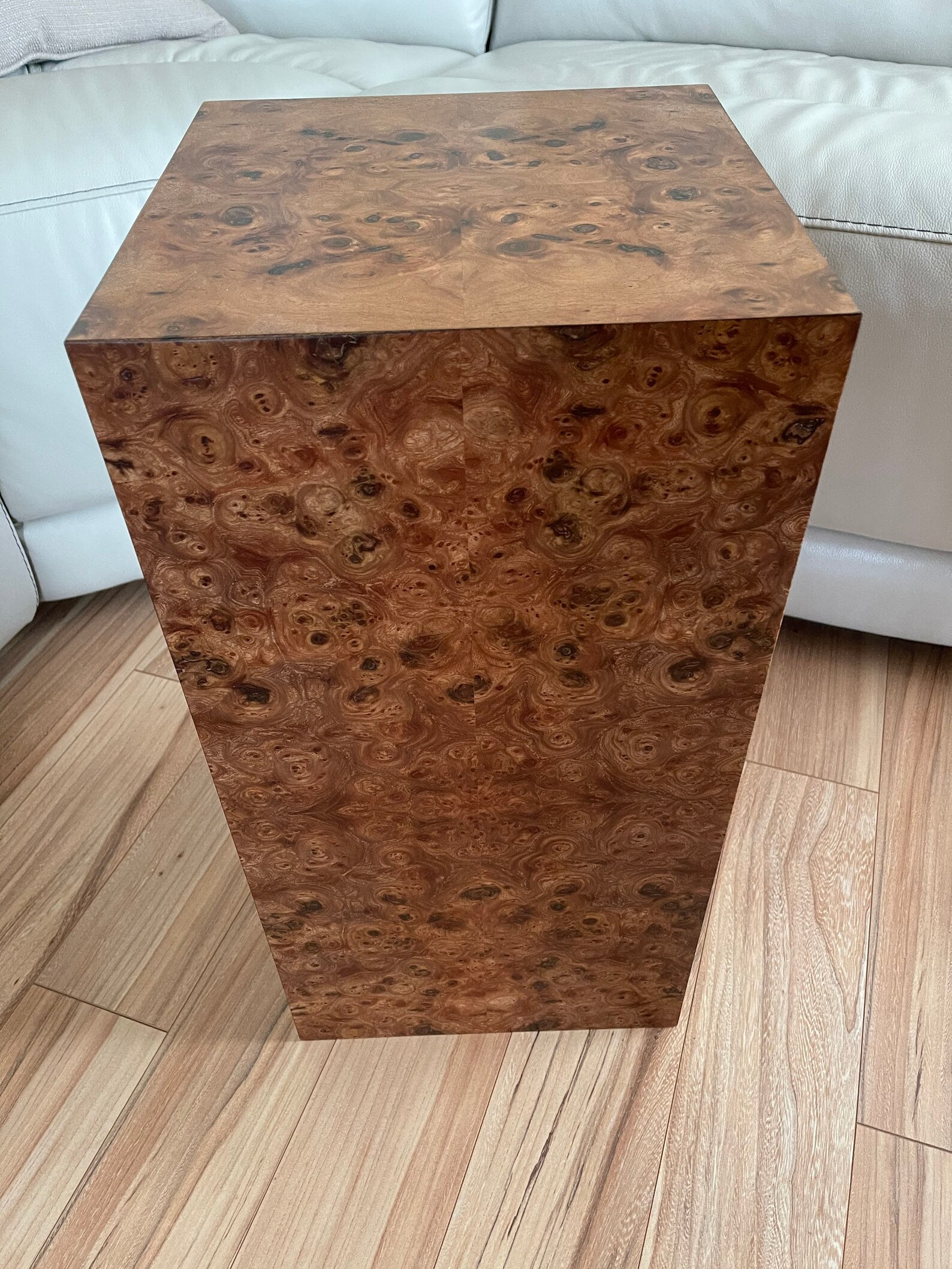 Mid Century Retro Style Cube End Table MCM Cube Side Table Etsy