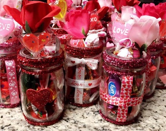decorated mason jars etsy