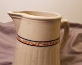 Antique Red Wing Pottery Pitcher Antique Pottery Antique Pitcher Antique Stone Pottery Antique Ceramic Primitive Pottery