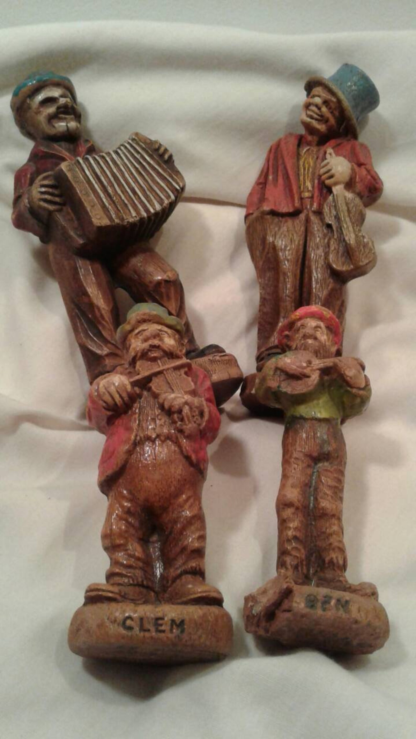 Antique Musicians Figures Antique Band Antique Concert Country Etsy