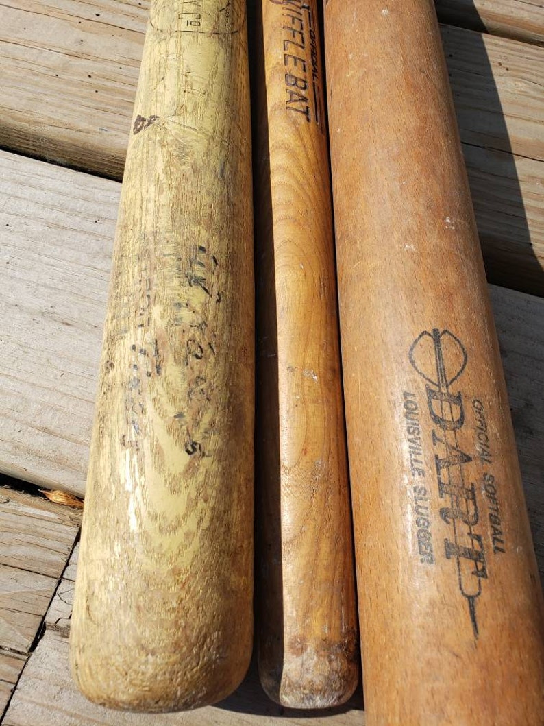 Vintage Wiffle Bat Vintage Baseball bats Vintage Hillerich Etsy