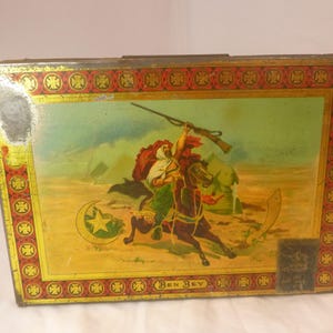Antique Ben Bey Cigar box, Antique Cigar Advertising