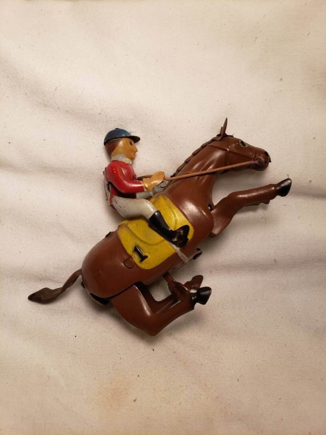 Antique Jockey and Horse Toy Antique Horse Toy Antique Windup Etsy