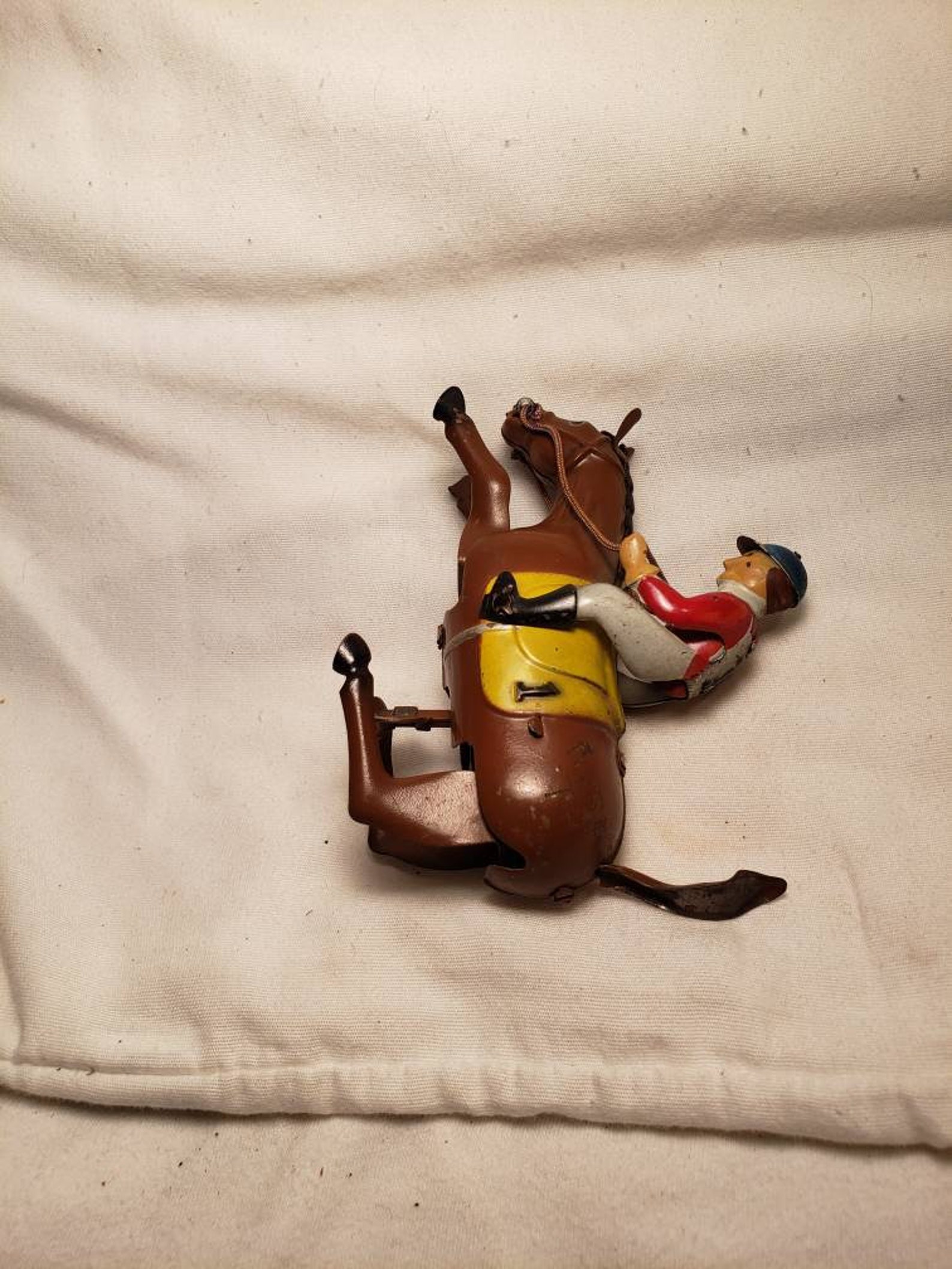 Antique Jockey and Horse Toy Antique Horse Toy Antique Windup Etsy