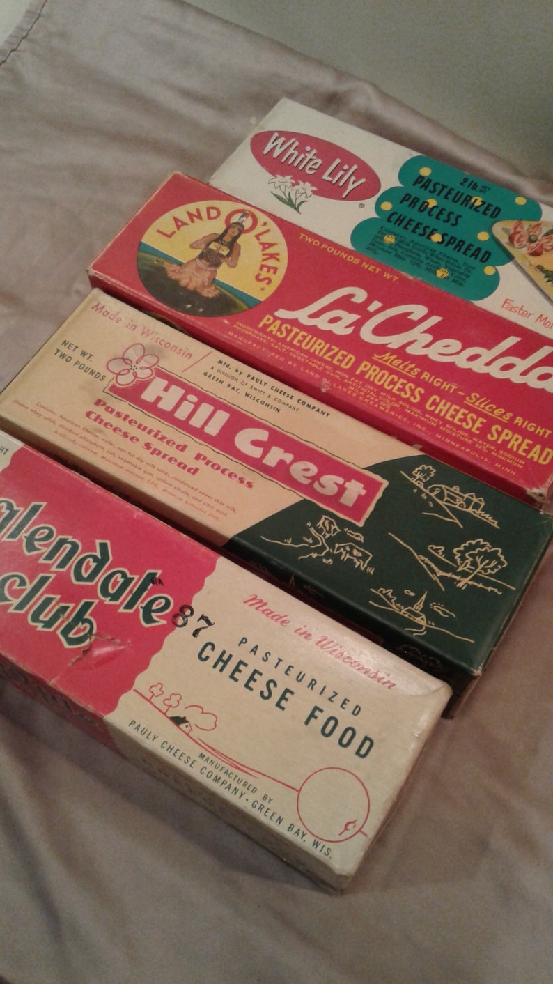 Vintage Cheese Boxes Antique Cheese Advertising Land O Lakes Etsy