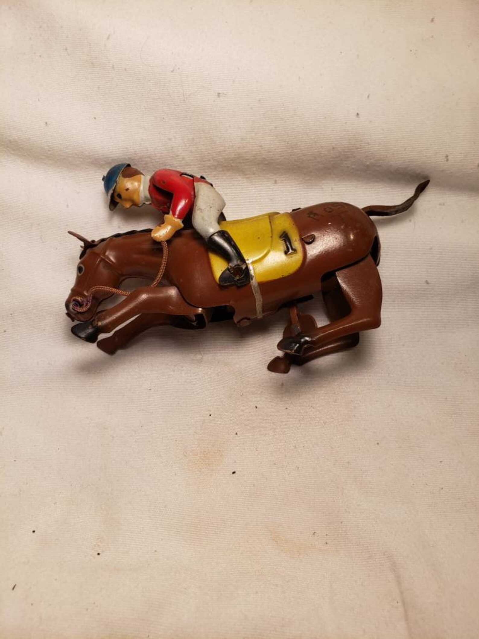 Antique Jockey and Horse Toy Antique Horse Toy Antique Windup Etsy