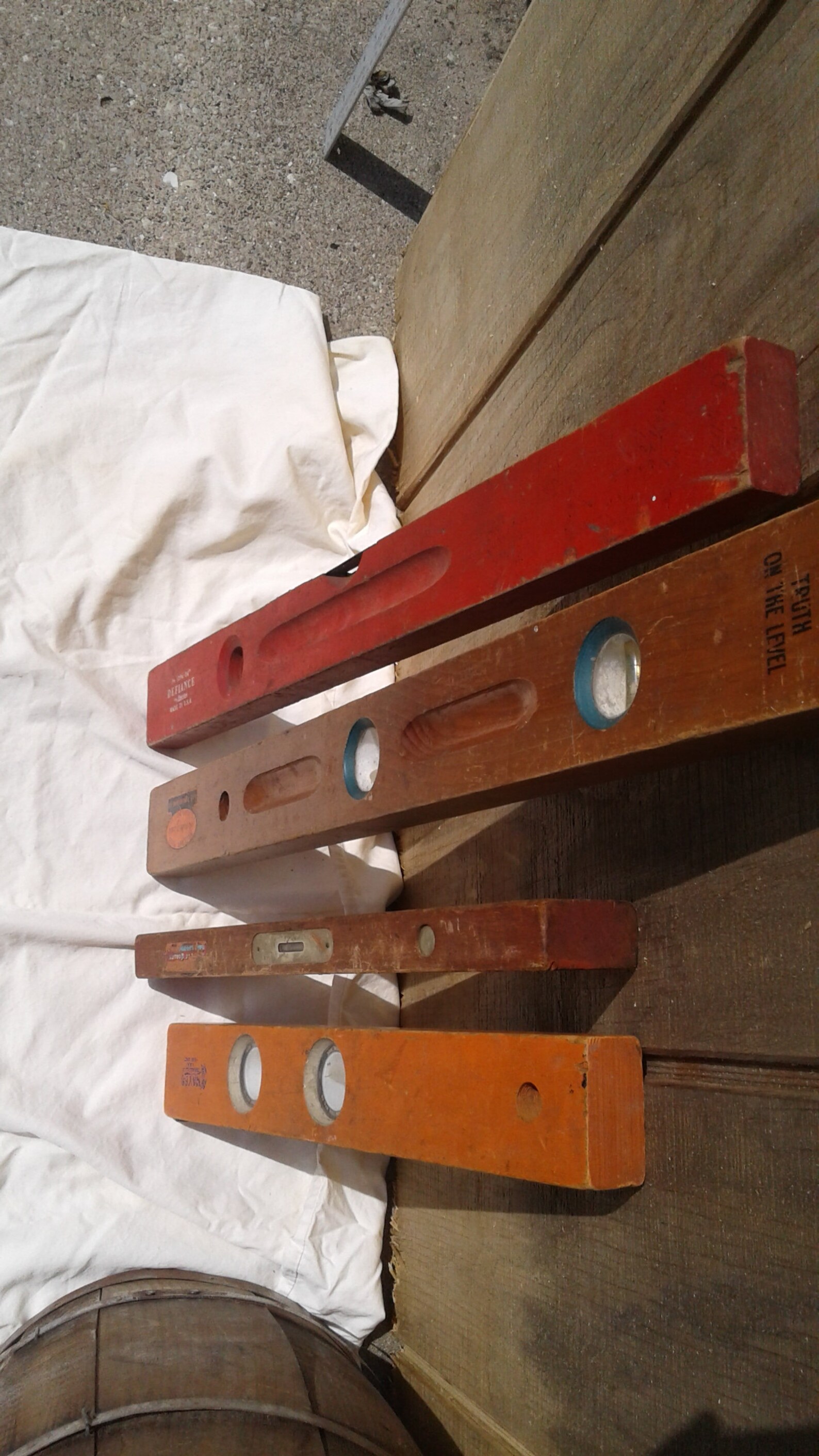 Vintage Carpenters Levels Antique Construction Set of 4 Etsy