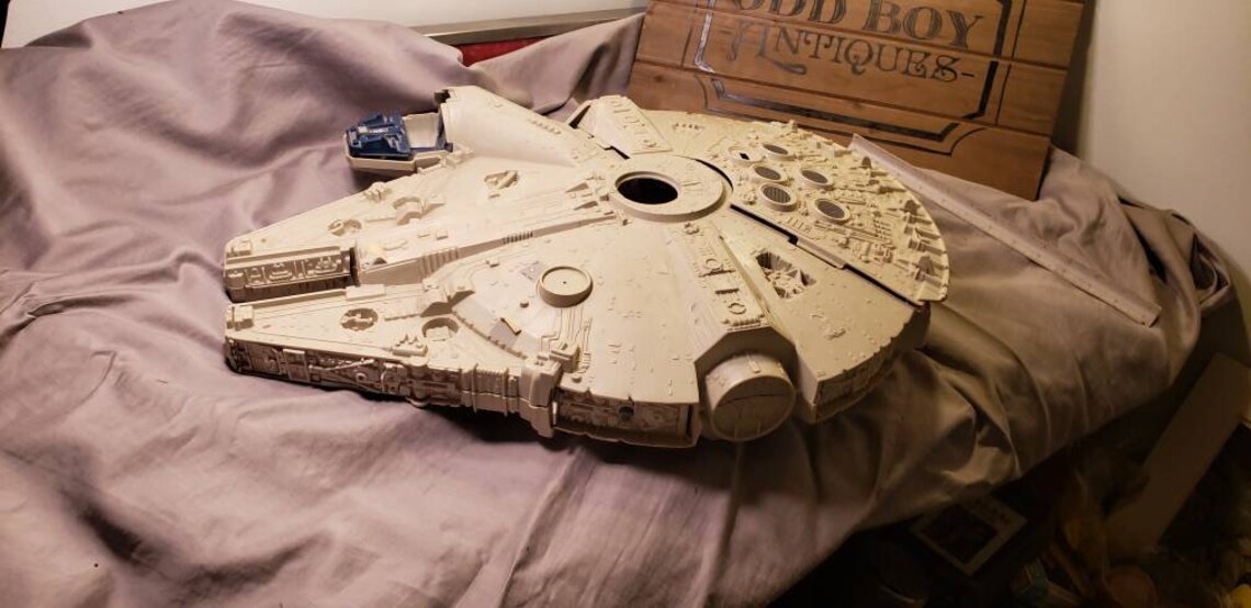 Vintage Star Wars Millennium Falcon Original Star Wars Etsy