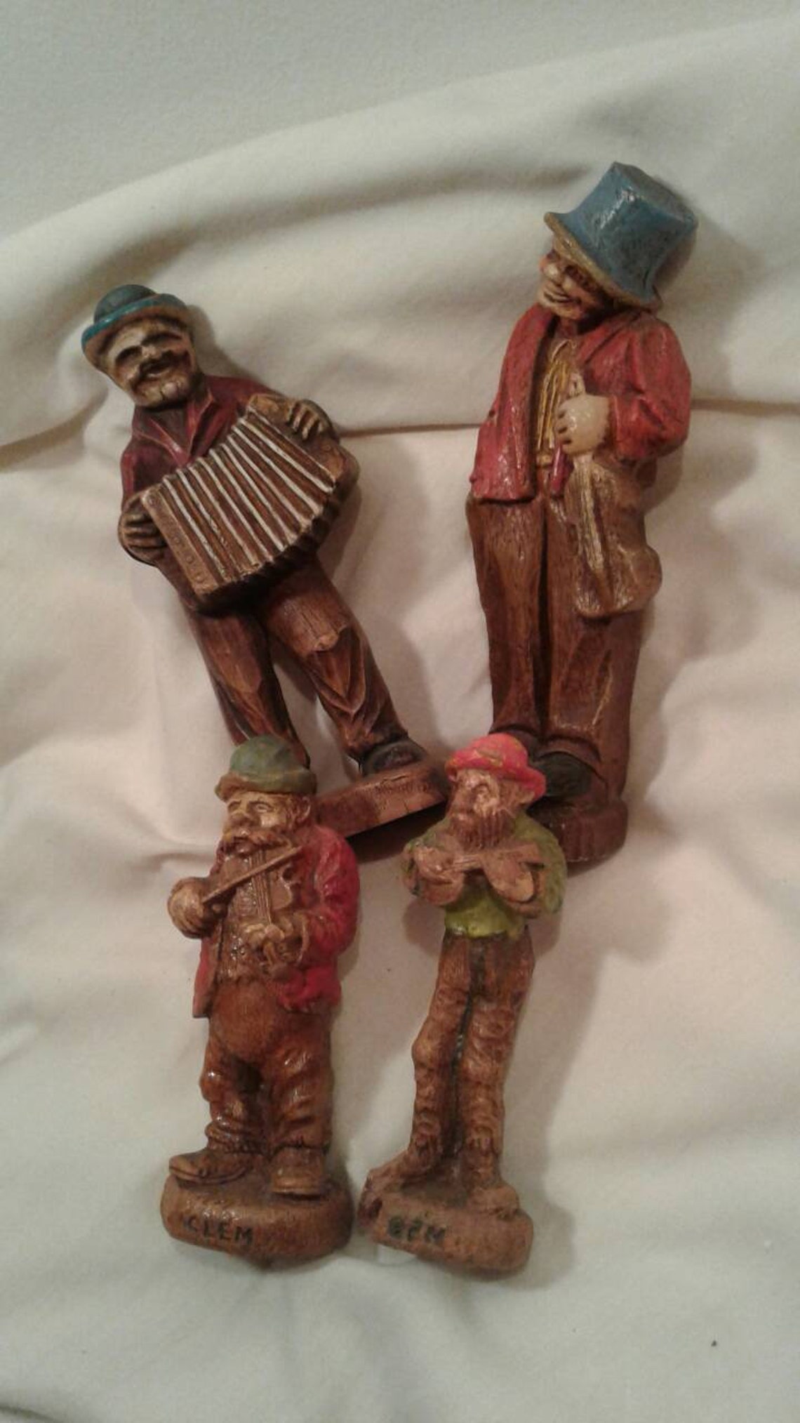 Antique Musicians Figures Antique Band Antique Concert Country Etsy