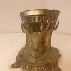 Vintage Glenfiddich Statue, Antique Glenfiddich Buck Artwork