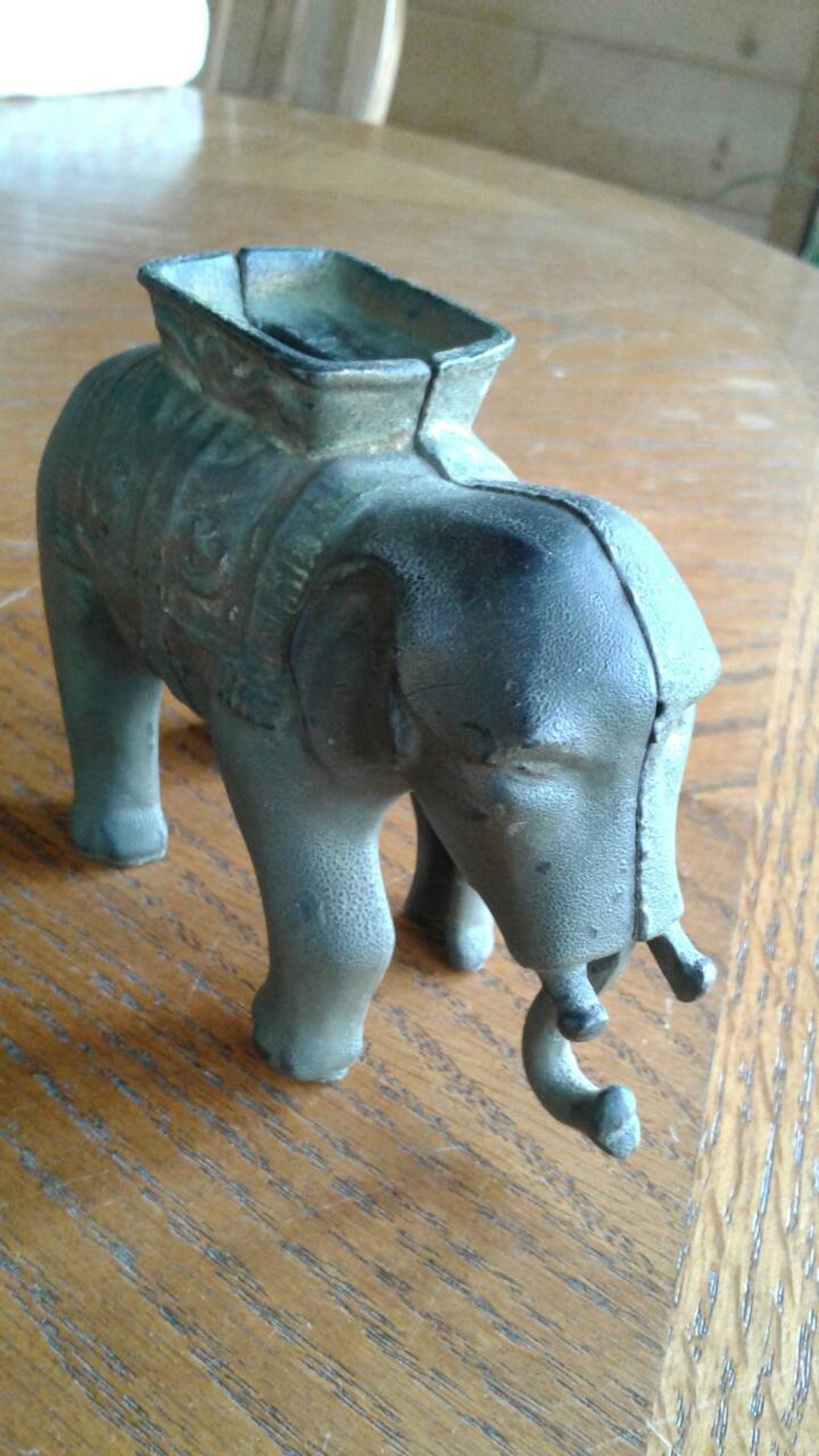 Antique Elephant Bank Antique Cast Iron Toy Antique Toy Bank Etsy
