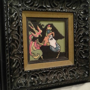 Antique Woolwork Antique Needlepoint Art Deco Antique Artwork Vintage Needlepoint Vintage Woolwork