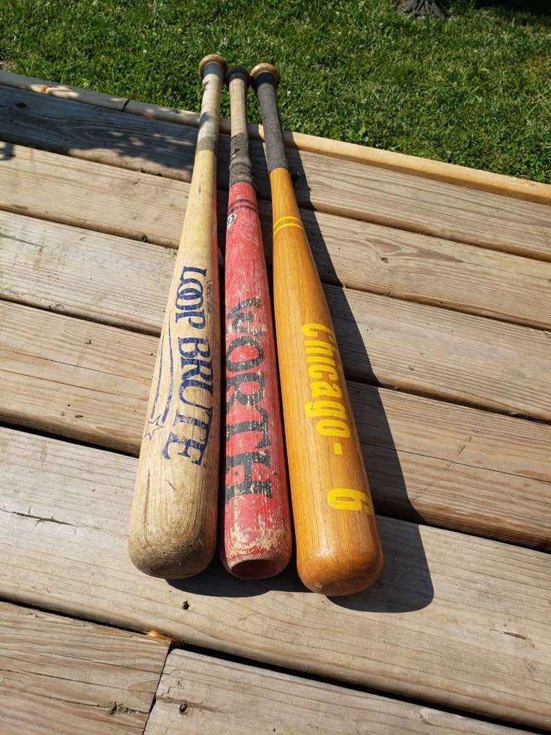 Vintage Baseball bats Vintage Softball bats Vintage Worth Bat Etsy