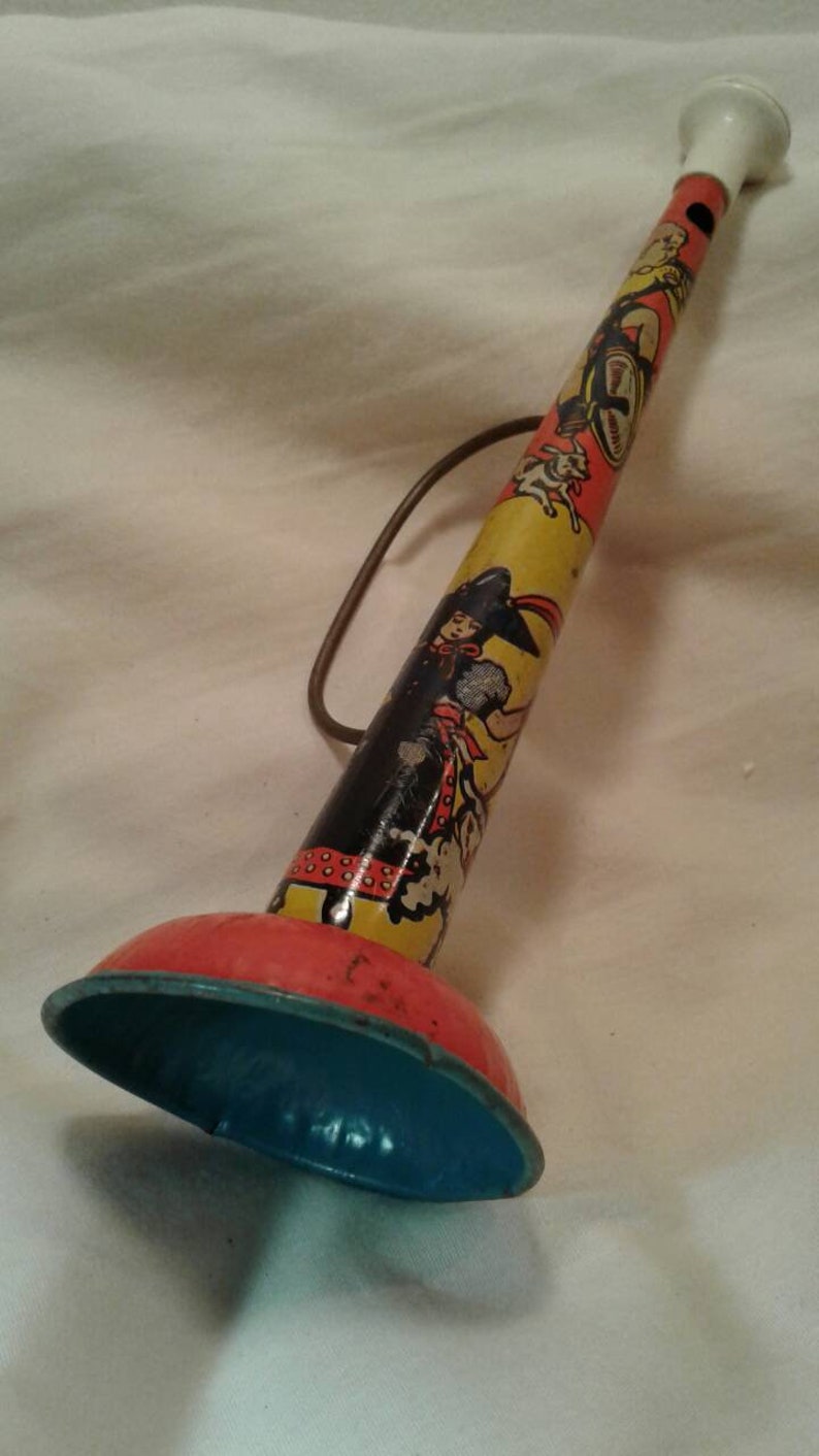 Antique Toy Instrument Toy Trumpet Vintage Horn Toy Etsy