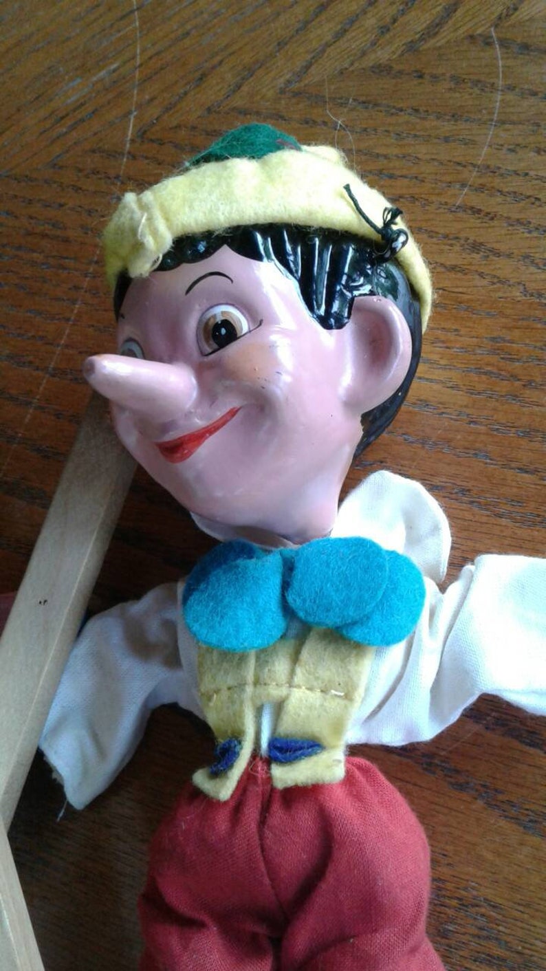 Antique Pinocchio Puppet Antique Pelham Puppets Antique Disney Toy Vintage Disney