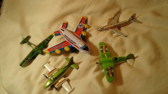 vintage toy airplanes