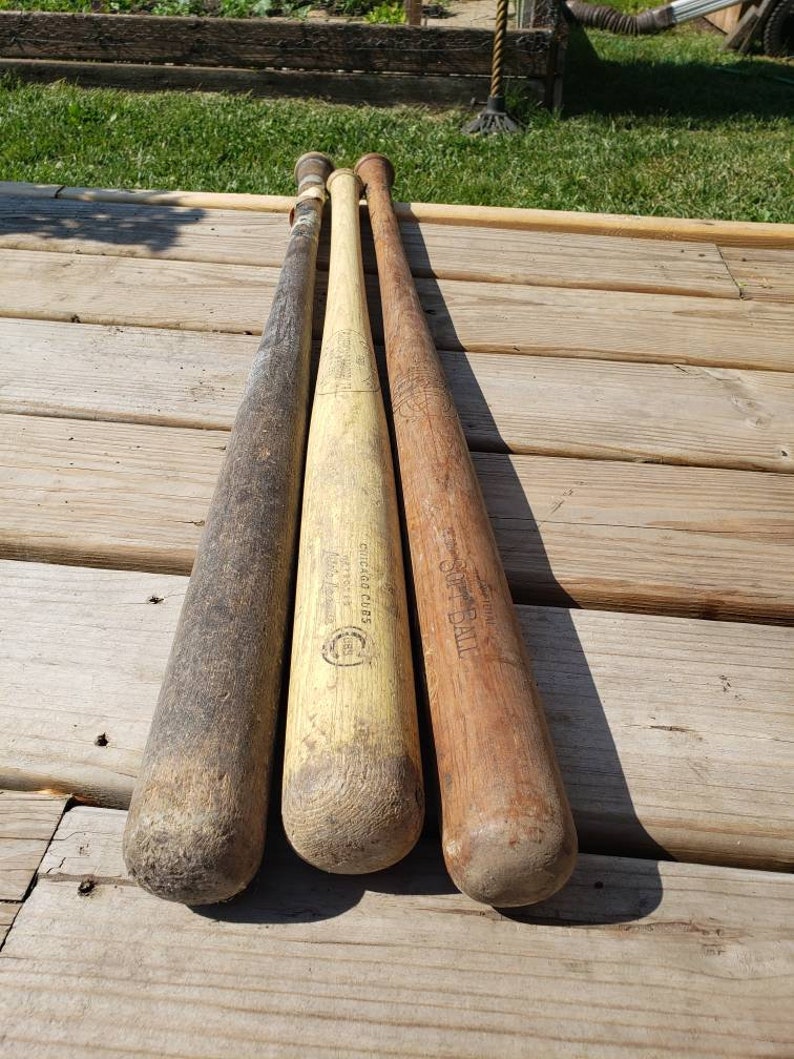 Antique Baseball Bats Antique Macgregor Goldsmith Bat Antique Etsy