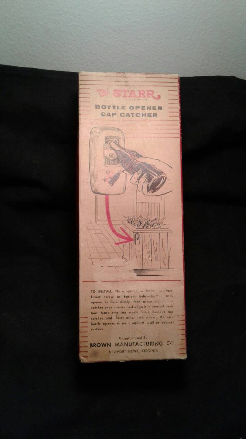 Antique Coca Cola Bottle Cap Catcher Antique Bottle Cap Catcher Antique Soda Bottle opener Antique Soda Fountain Original Coca Cola