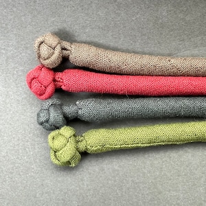 Bead Bar von Artrade: Anhänger Halskette Kordel, Leinenkette Kordel, handgeflochtene Knotenkette Kordel, offenes Ende, farblich sortiert