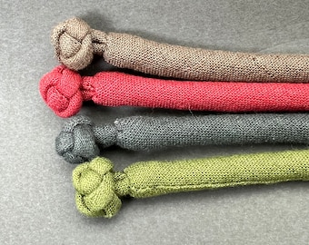 Bead Bar by Artrade: Pendant necklace cord, linen necklace cord, hand braided knot necklace cord, open end, assorted color