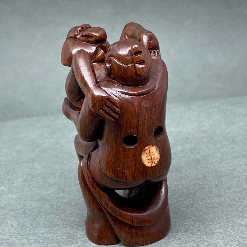 very rare Hand carved Boxwood erotic figure