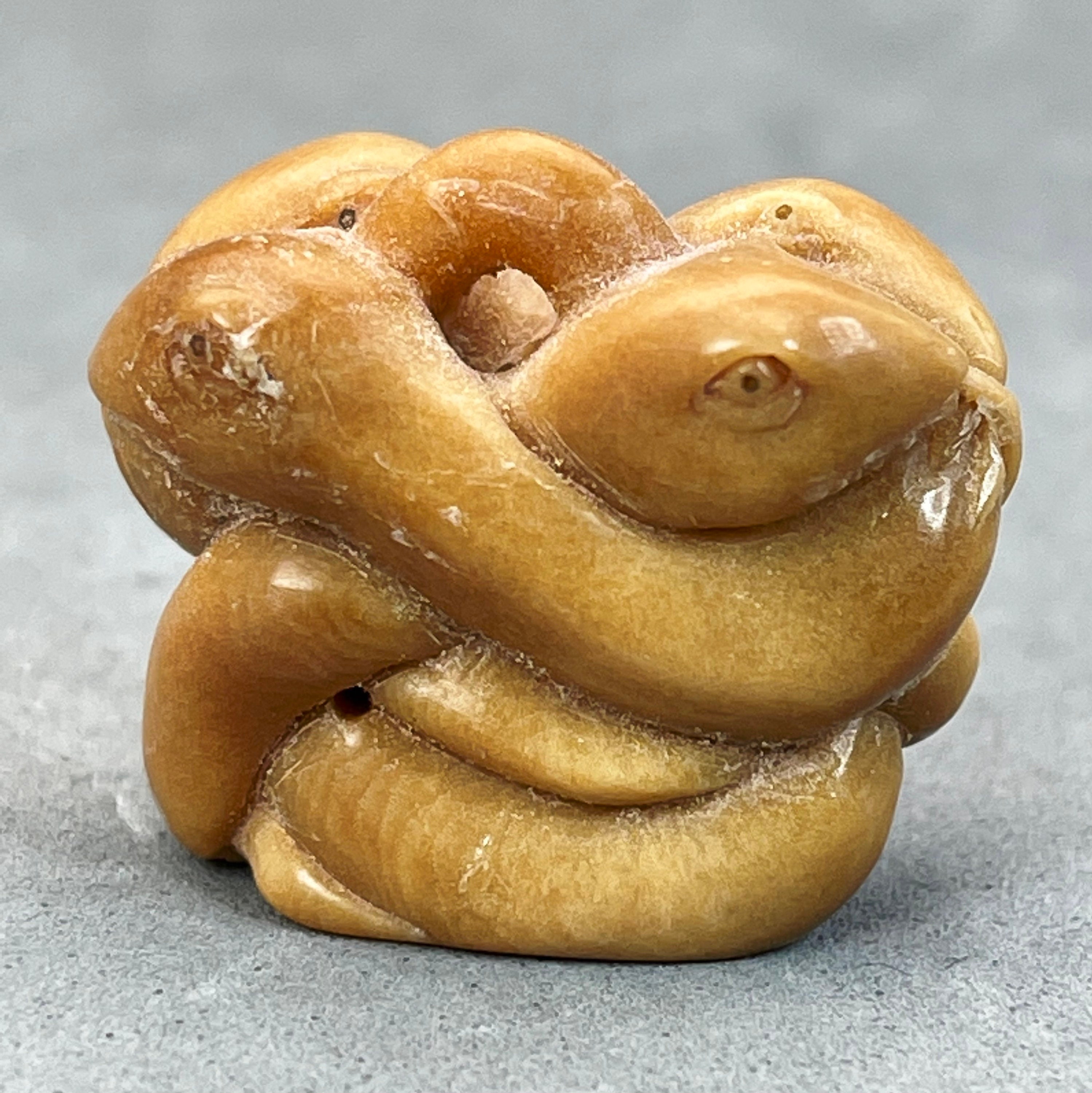 Hand Carved Snake Bone Pendant, Snake Carving SN1219-3 - Etsy