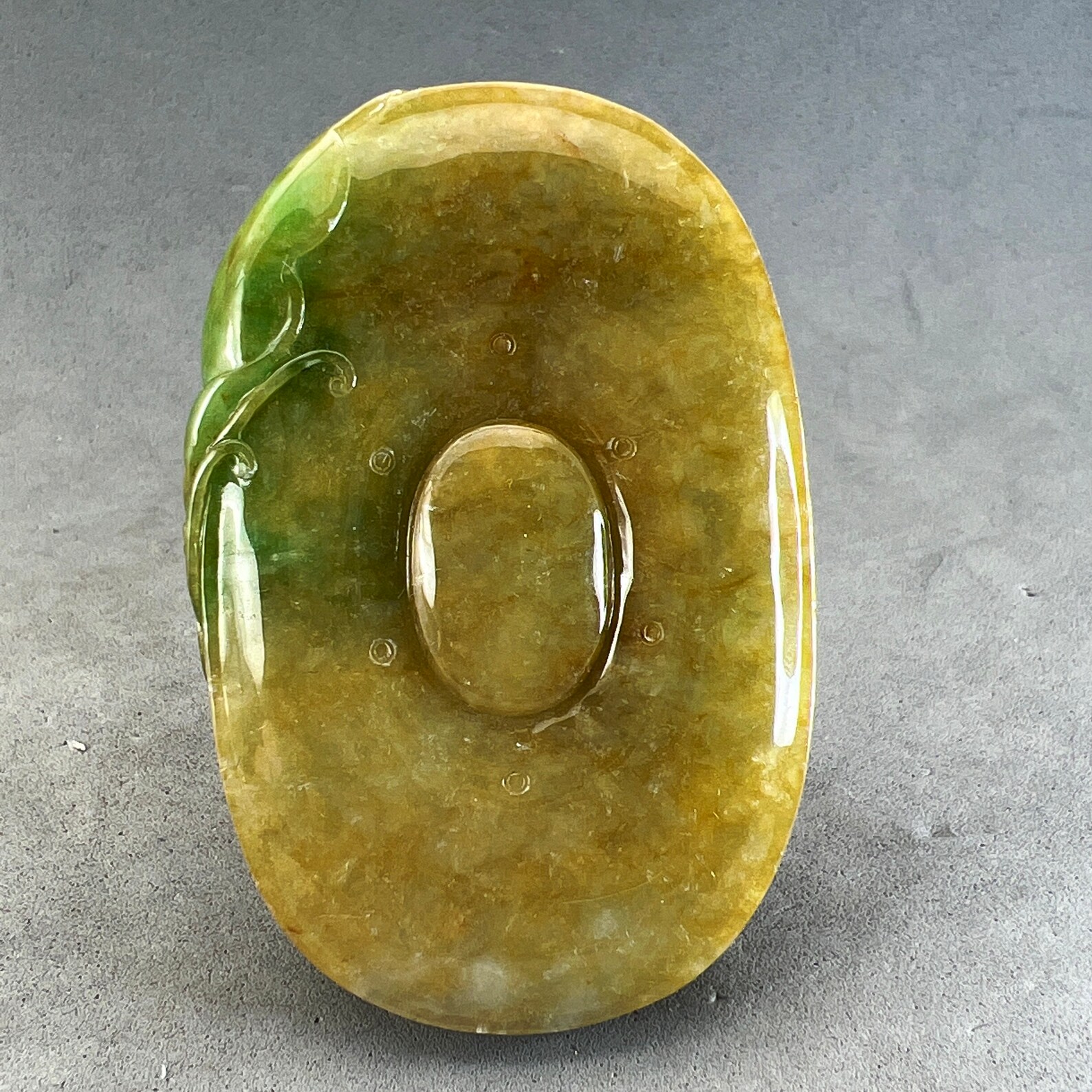 Jadeite Carving Natural Jade Carving of a Koi Fish Swimming Etsy