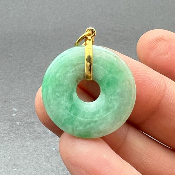 Jade Donut Pendant