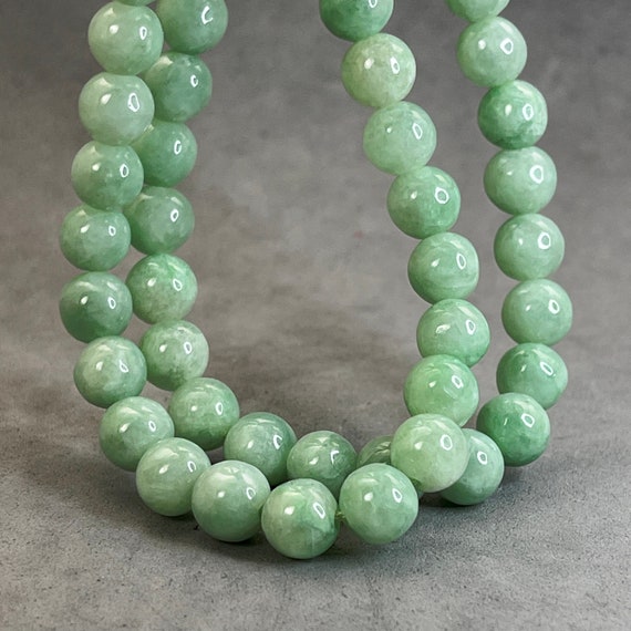 Perline Di Giada Verde Naturale Sfaccettate 2-3mm – Filo Da 33 Cm, Confezione Da 2 – Fatte A Mano Dal Giappone - 5