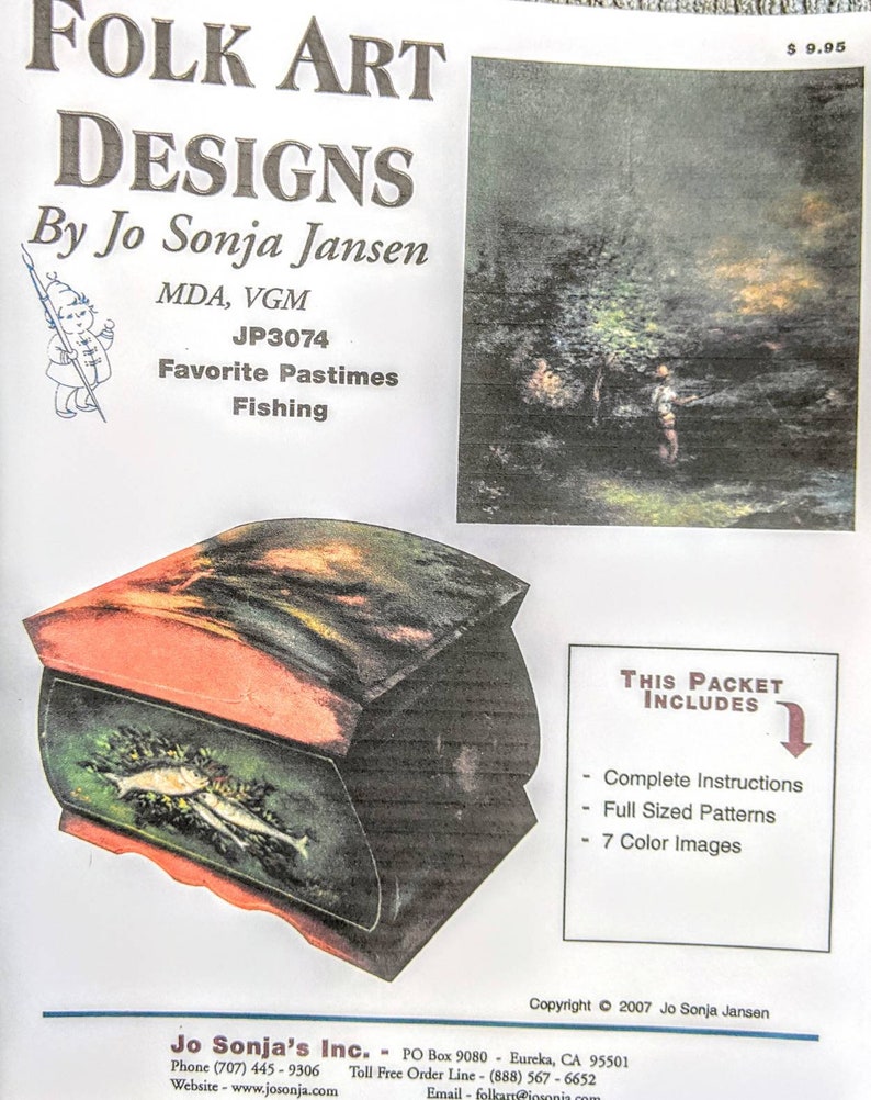 Jo Sonja Pattern Etsy