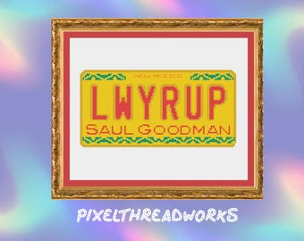 Lawyer Up - Better Call Saul Cross Stitch *PDF PATTERN*