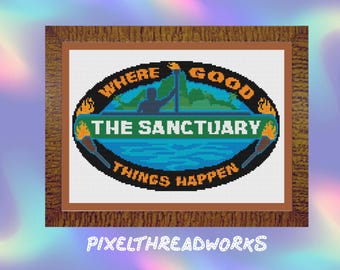 The Sanctuary - Survivor Cross Stitch *PDF PATTERN*