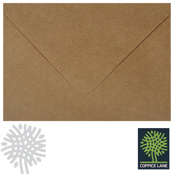 C5 Brown Ribbed Kraft 100gsm Envelopes - 9 x 6" - 229 x 162mm - Premium Quality