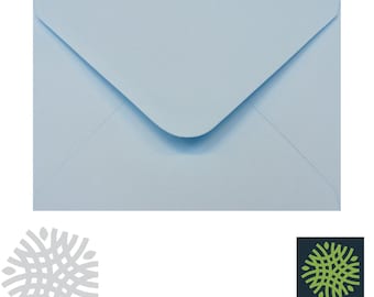 50 pack x C6 Pastel Blue 100gsm Envelopes - 6 x 4" - 114 x 162mm - Premium Quality - Crafting, Cardmaking, Invites