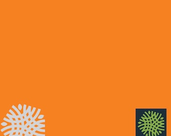 A3 Vanguard Premium Naranja De Dos Caras Crafting Card 240gsm