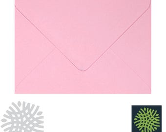 Paquete de 50 sobres C6 de color rosa pastel de 100 g/m², 6 x 4 pulgadas, 114 x 162 mm, calidad prémium, manualidades, fabricación de tarjetas, invitaciones