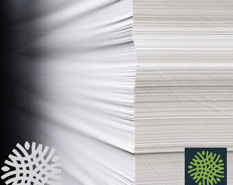 A5 Premium White Printer Paper - DIY Print Menus Flyers - 160gsm Thin White Card Paper Craft Lightweight White Cardstock Printer Friendly
