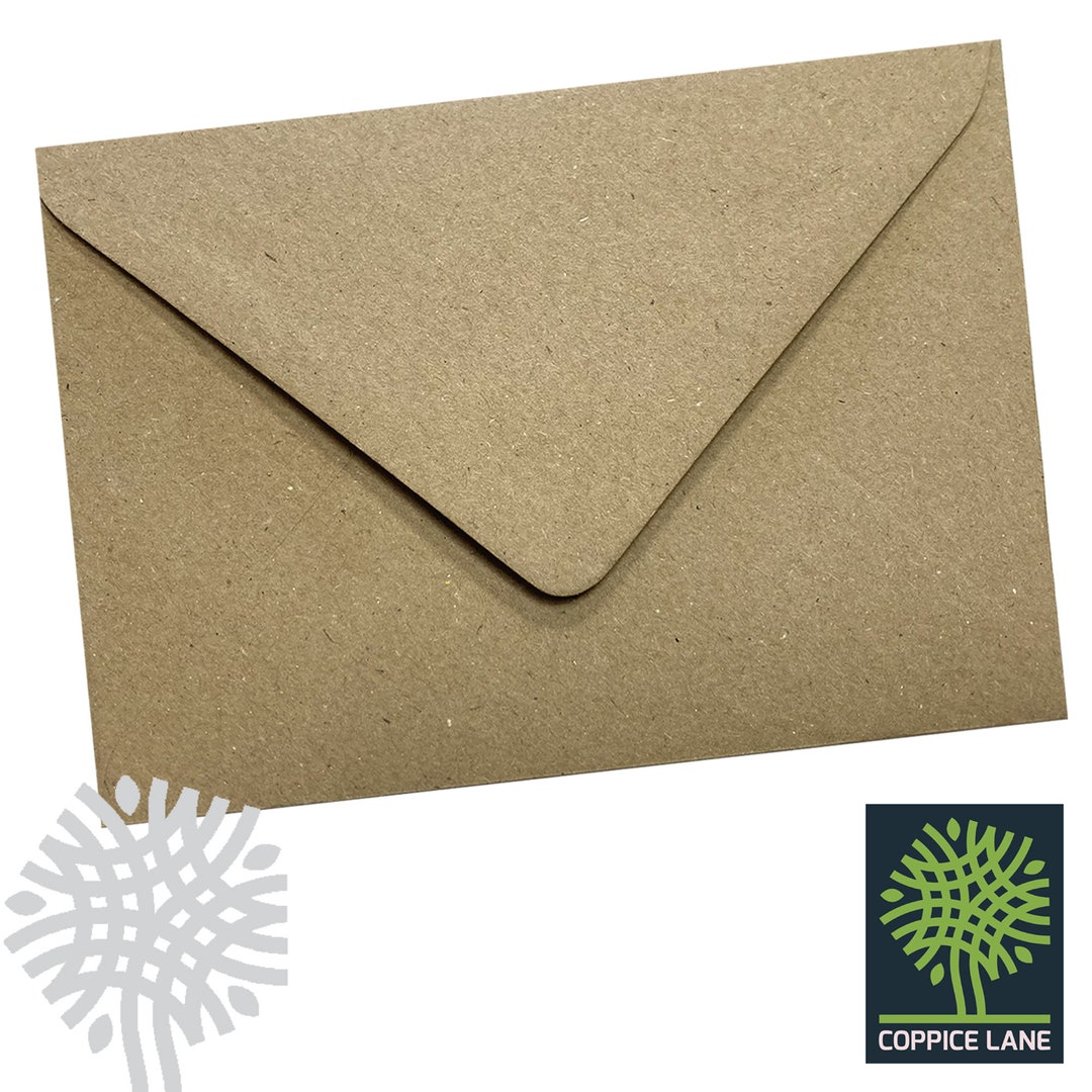 C6 Recycled Brown Fleck Kraft 110gsm Envelopes - 6 X 4" - 114 X 162mm ...