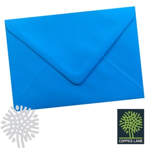 C6 Kingfisher Blue 100gsm Envelopes - 6 x 4" - 114 x 162mm - Premium Quality