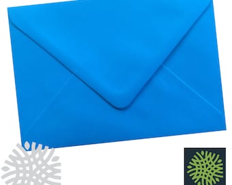 100 x C6 Kingfisher Blue 100gsm Envelopes - 6 x 4" - 114 x 162mm - Premium Quality - FREE EU SHIPPING