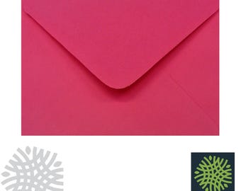 100 sobres C6 rosa fucsia de 100 g/m² - 6 x 4" - 114 mm x 162 mm - Calidad Premium