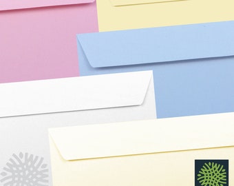 C5 Peel & Seal 120gsm Envelopes - Pastel Colours - 9 x 6" - 229 x 162mm - Premium Quality